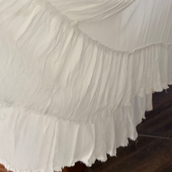 NWT Free People Sweet Darlin Maxi Dress  Sz XS Ivory Oversized - Picture 13 of 14